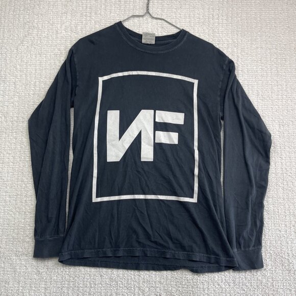 NF Music Rap Long sleeve Men Small Black Graphic Print NF Merch Leave Me Alone - Picture 1 of 11